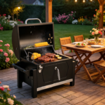 Tabletop Charcoal Grill with Warming Rack – 303 sq.in Cooking Area for Outdoor Camping & Picnic Grilling - Image 2