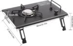 Single-Burner Folding Camping Stove – Stainless Steel Portable Stove for Emergency, Hiking & Backpacking - Image 2