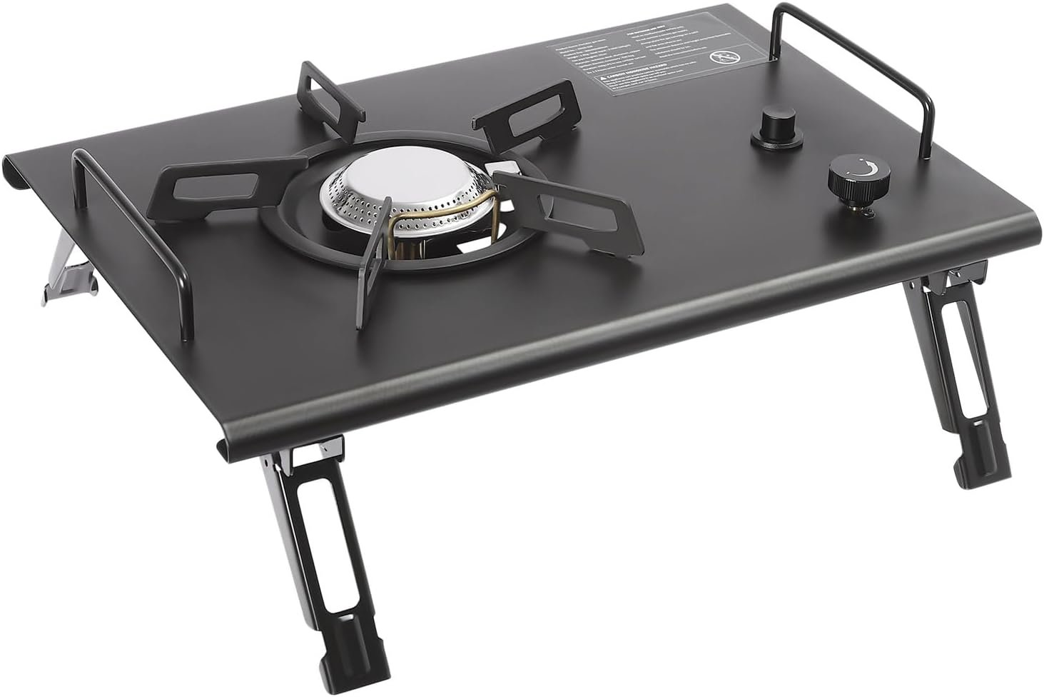 61JLegnyXXL._AC_SL1500_.jpg Single-Burner Folding Camping Stove – Stainless Steel Portable Stove for Emergency, Hiking & Backpacking - Image 1