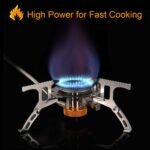 Portable Camping Gas Stove with Propane Tank Adapter – Foldable Burner with Piezo Ignition for Hiking & Outdoor Cooking - Image 2