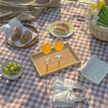 Extra Large Picnic Blanket – 80"x80" Waterproof & Sand-Proof Foldable Mat for Camping, Hiking & Music Festivals