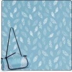 Waterproof Washable Picnic Blanket – 200x200 cm Sand-Free Insulated Beach Mat with Backing for Camping